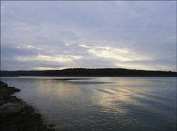 Our first night at Bull Shoals...Click here to see the image larger