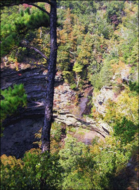 Cedar Falls Overlook...Click here to see the image larger