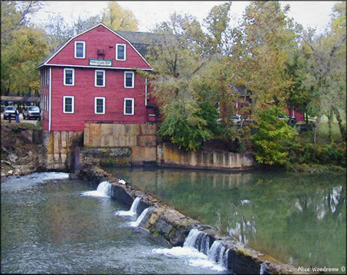 War Eagle Mill...We had some great pecan cobbler ala mode on the third floor...Click here to see the image larger