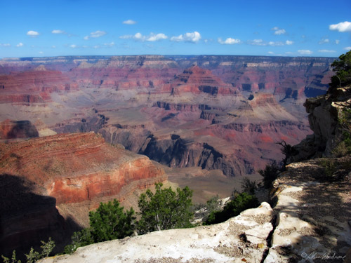 From the South Rim of the Grand Canyon