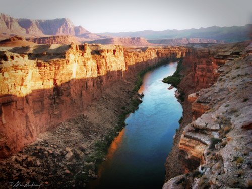 From the Bridge over the Colorado in Marble Canyon