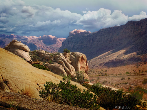 Along the road to Moab, Utah