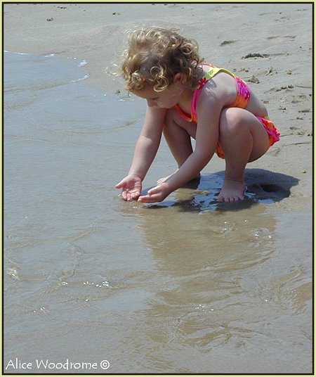 Child on the beach