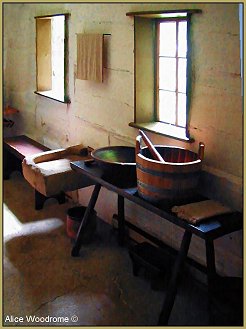 Cloister kitchen area