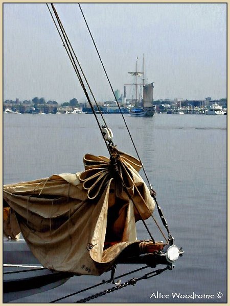 sail of a big old boat
