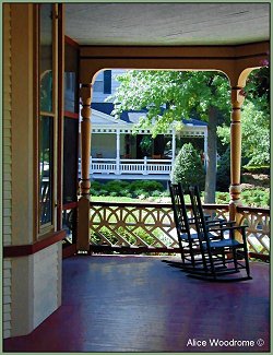 the front porch