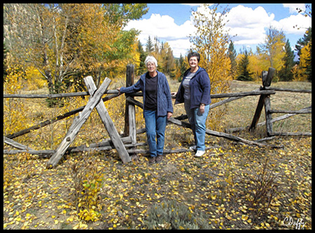 Chris rarely passes a split rail fence without wanting to take a picture like this