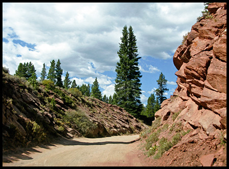 you don't drive fast on these narrow mountain roads