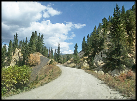 The higher we got, the rockier the road