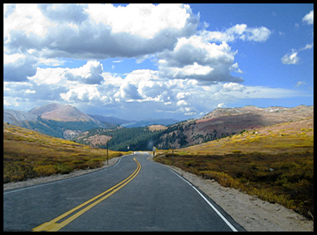 We found stunning natural scenery along the road to Aspen