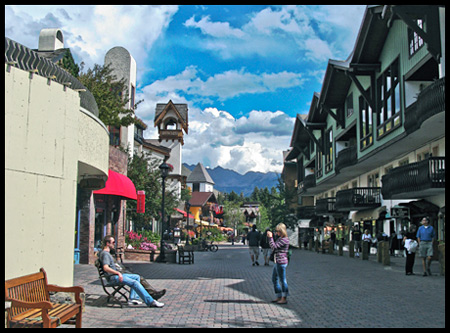 We weren't the only tourists in Vail that day