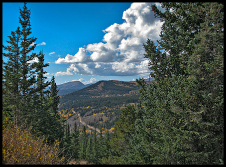 a mountain view