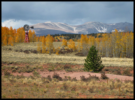 A windmill along the way