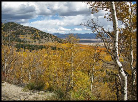 On the way up to Boreas Pass from the south