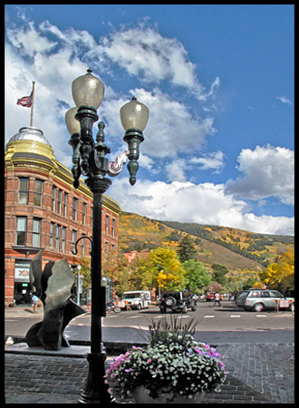 Aspen was a ritzy place, but we found the people friendly.