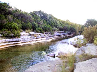  When we talked with a couple of the locals, they told us Bull Creek used to be a hippie hangout back in the 60's and 70's -- click to see larger version