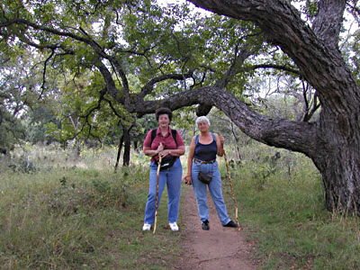 Alice and Chris on the Loop Trail  - Click for larger view