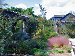 We loved that pink ornamental grass -- click to view picture large