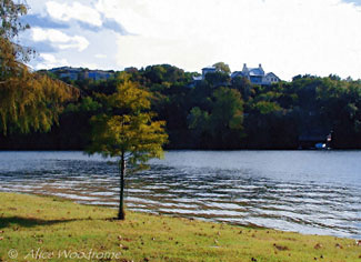 Lake Austin at Emma Long Park -- click to see larger version