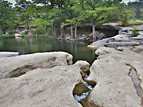 McKinney Falls State Park - Upper Falls Area -- click to see larger size