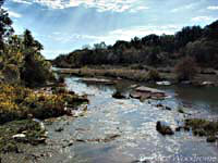 Below Wayne Smith Dam -- click to view picture large