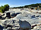 Climbing over these rocks was no easy task for two sixty-ish women - Click for larger view