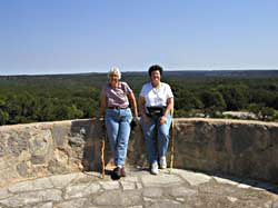 Alice and Chris at the overlook to the Pedernales Falls - Click for larger view