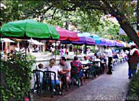 I love this stretch of umbrellas along the river -- click to see larger version