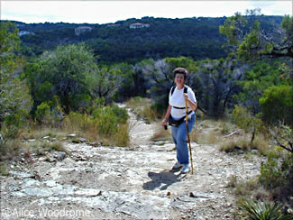 Chris at Wild Basin Wilderness Preserve 