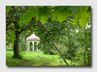 Gazebo in a yard in Quincy, Illinois