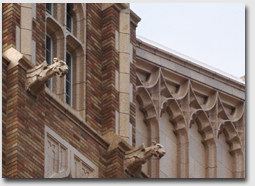 Gargoyles on the Quincy Junior High School Building