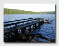 The dock at the old beach