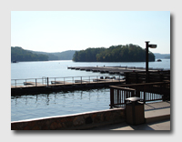 The dock at Tan-Tar-A Resort