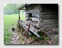 I think this is an old corn crib