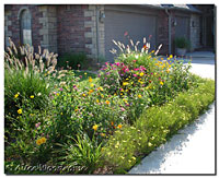 Driveway Flower Bed