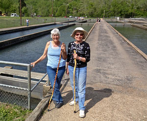 Alice Woodrome and Kathy Estabrook