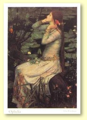 Ophelia by John William Waterhouse at art.com